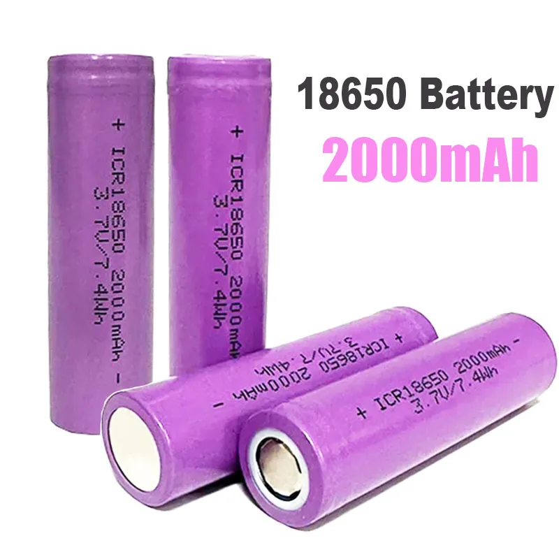 ICR18650 аккумулятор 2000 мАч 3,7 В литий-ионный аккумулятор для ламп, игрушек, электроинструментов, фонарик, аккумуляторы, налобный фонарь
ICR18650 аккумулятор 2000 мАч 3,7 В литий-ионный аккумулятор для ламп, игрушек, электроинструментов, фонарик, аккумуляторы, налобный фонарь