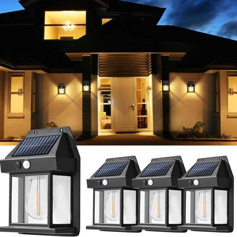 Solar Wall Lights Outdoor 3 Modes Motion Sensor Light Waterproof Exterior Wall Mount Lighting Suitable for Patios Porches Garage
Solar Wall Lights Outdoor 3 Modes Motion Sensor Light Waterproof Exterior Wall Mount Lighting Suitable for Patios Porches Garage
