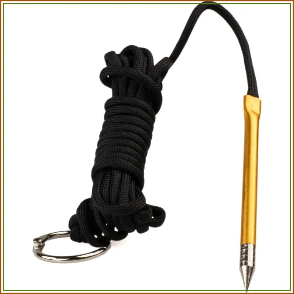 10 Foot 550lb Paracord Fishing Stringer Fish Holder with Metal Needle and 1 Inch Split Ring
10 Foot 550lb Paracord Fishing Stringer Fish Holder with Metal Needle and 1 Inch Split Ring