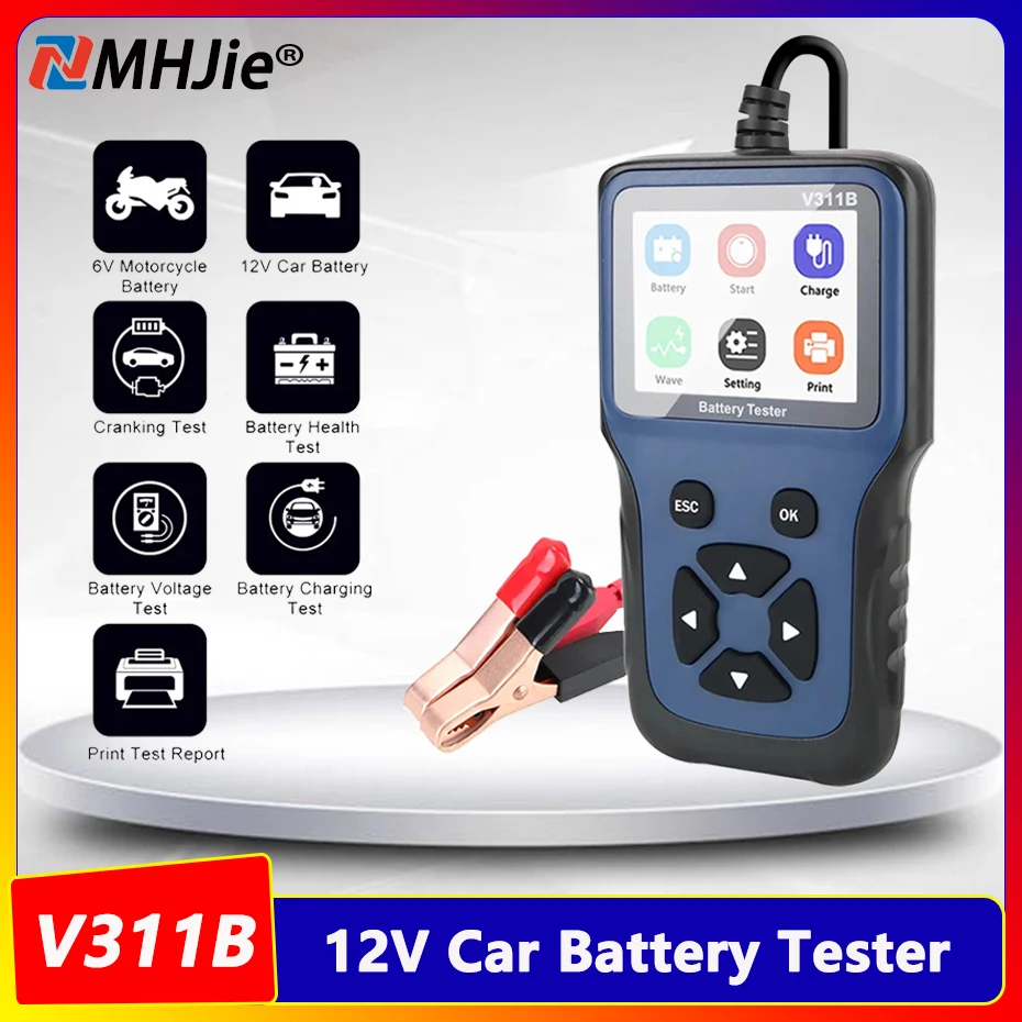 Анализатор проверки нагрузки Cricut для зарядки автомобиля, автомобильный диагностический инструмент, 12 В, зарядное устройство для автомобильного аккумулятора, тестер, анализатор V311B
Анализатор проверки нагрузки Cricut для зарядки автомобиля, автомобильный диагностический инструмент, 12 В, зарядное устройство для автомобильного аккумулятора, тестер, анализатор V311B