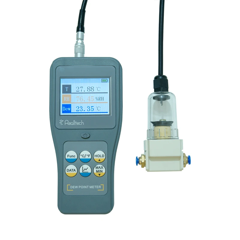 RD2680S Precision Dew Point Meter (Separate) Ambient Dew Point Temperature Relative Humidity Absolute Humidity Measurement
