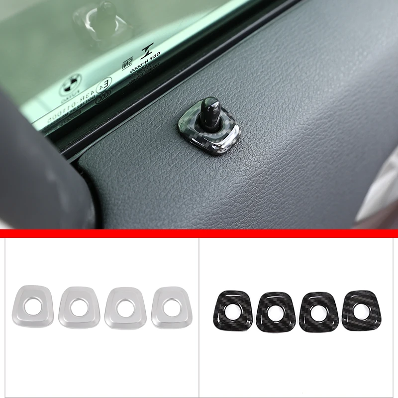 ABS Carbon Fiber Style for BMW X1 F48 X2 F47 2016-2021 Car Door Bolt Lock Pin Cover Switch Decoration Trim Stickers Accessories
ABS Carbon Fiber Style for BMW X1 F48 X2 F47 2016-2021 Car Door Bolt Lock Pin Cover Switch Decoration Trim Stickers Accessories