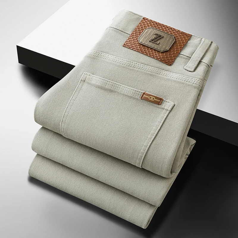 New Spring Men's Jeans Casual Versatile High Waist Drawstring Elastic Slim Fit Non-Shrinkage High-Tech Fabric Other Material
New Spring Men's Jeans Casual Versatile High Waist Drawstring Elastic Slim Fit Non-Shrinkage High-Tech Fabric Other Material
