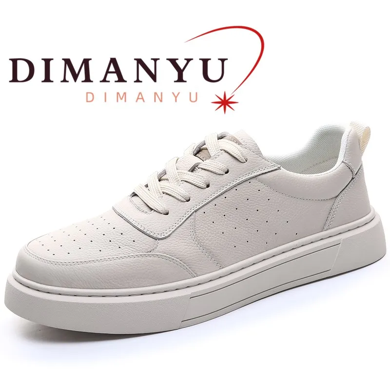 DIMANYU Men's Sneakers Genuine Leather 2026 New Summer Casual Shoes Men Platform Lace-up Simple Fashion Breathable Shoes Men
DIMANYU Men's Sneakers Genuine Leather 2026 New Summer Casual Shoes Men Platform Lace-up Simple Fashion Breathable Shoes Men