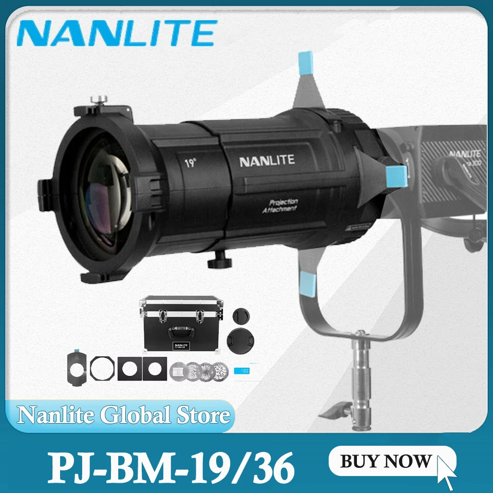 Nanlite PJ-BM-19 PJ-BM-36 Bowens Mount Imaging Lens 19° 36° Projection Attachment Photography Light Accessories
Nanlite PJ-BM-19 PJ-BM-36 Bowens Mount Imaging Lens 19° 36° Projection Attachment Photography Light Accessories