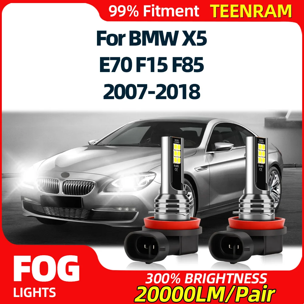2Pcs H8 H11 LED Canbus No Error Auto Fog Lamp 6000K 12V Fog Light For BMW X5 E70 F15 F85 2007-2012 2013 2014 2015 2016 2017 2018
2Pcs H8 H11 LED Canbus No Error Auto Fog Lamp 6000K 12V Fog Light For BMW X5 E70 F15 F85 2007-2012 2013 2014 2015 2016 2017 2018