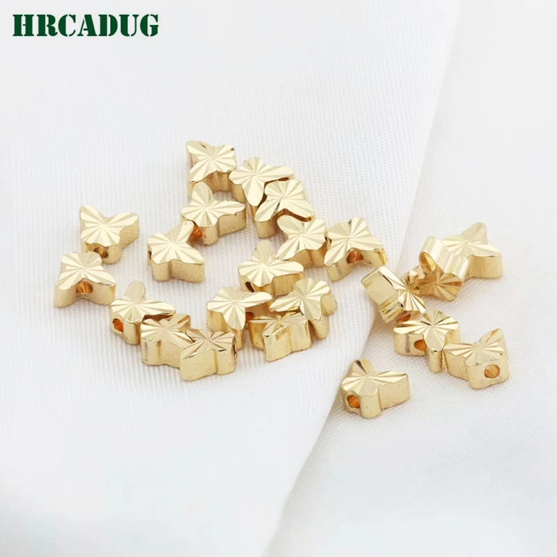 14K Gold Plated Brass Butterfly Bead Jewelry Bracelet Beads For Diy Accessories Necklace Spacer Beads Jewellery Making Supplies
14K Gold Plated Brass Butterfly Bead Jewelry Bracelet Beads For Diy Accessories Necklace Spacer Beads Jewellery Making Supplies
