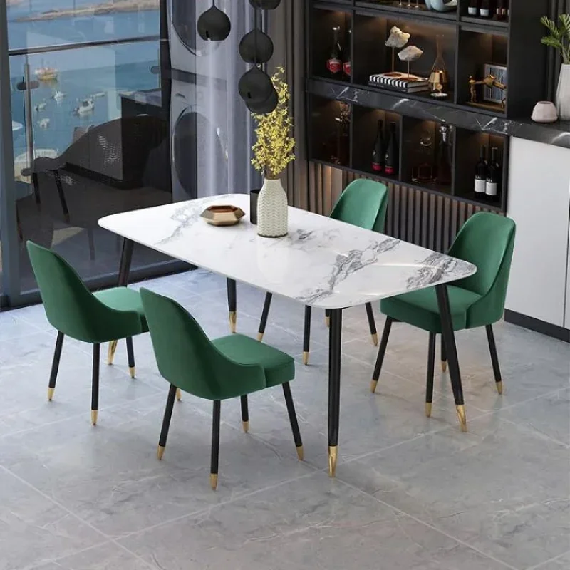For Nordic Modern Marble Rectangular Table and Chair Combination Simple Small Family
For Nordic Modern Marble Rectangular Table and Chair Combination Simple Small Family