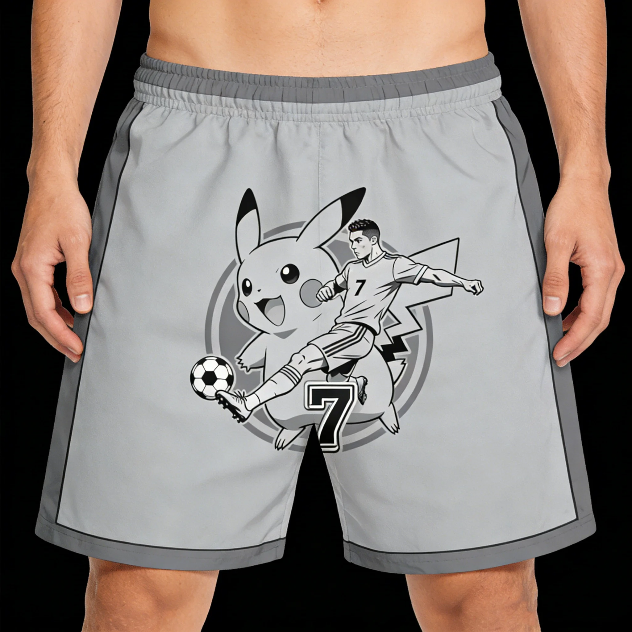 Summer Po Number Can Dream Cartoon Ronaldo7 Y2K Men Pants Pants Outdoor Soccer Movement Quick-drying Beach Pants
Summer Po Number Can Dream Cartoon Ronaldo7 Y2K Men Pants Pants Outdoor Soccer Movement Quick-drying Beach Pants