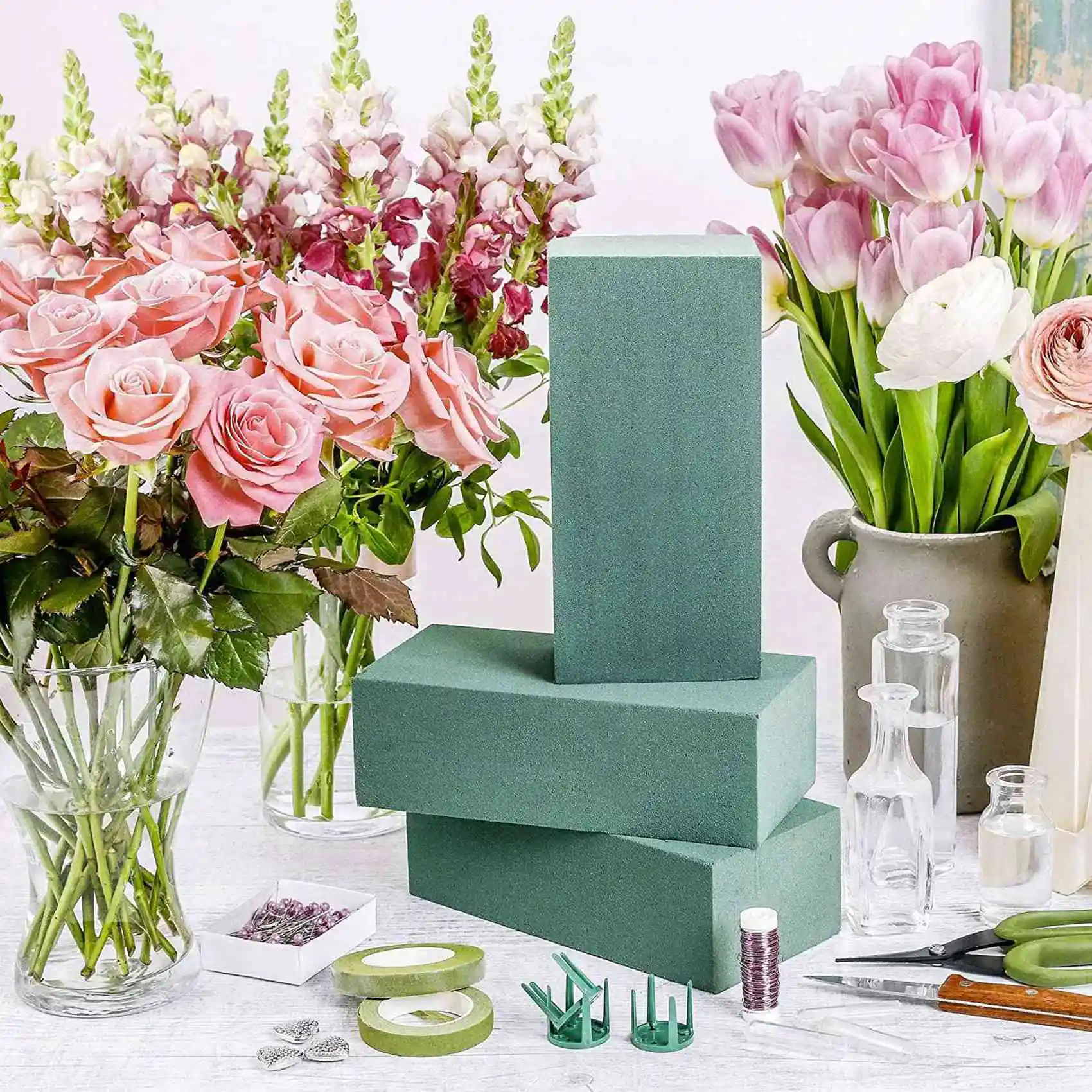 N09R-24PCS Цветочные пенопластовые кирпичи Цветочная упаковка Композиция цветов Флористические принадлежности для искусственных цветов Растения Декор
N09R-24PCS Цветочные пенопластовые кирпичи Цветочная упаковка Композиция цветов Флористические принадлежности для искусственных цветов Растения Декор