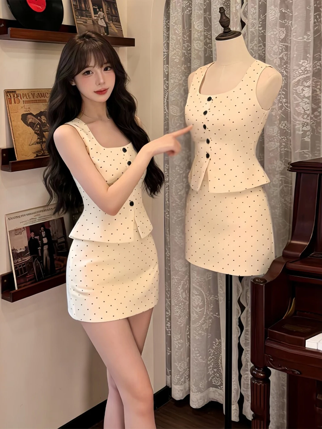 Korean Style Unique Beautiful Halter Top And Wrap around Skirt Two Piece Set Summer Fashion Casual Comfortable Cotton
Korean Style Unique Beautiful Halter Top And Wrap around Skirt Two Piece Set Summer Fashion Casual Comfortable Cotton