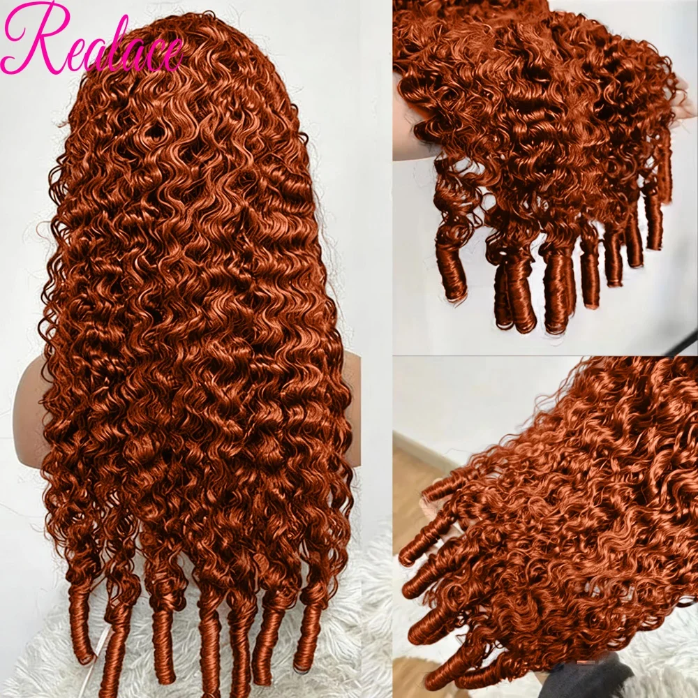 Orange Ginger Burmese Curly Hair Wig 13x6 HD Lace Front Human Hair Hair Wig 13x4 Lace Front Deep Wave Wig For Women 36 Inch
Orange Ginger Burmese Curly Hair Wig 13x6 HD Lace Front Human Hair Hair Wig 13x4 Lace Front Deep Wave Wig For Women 36 Inch