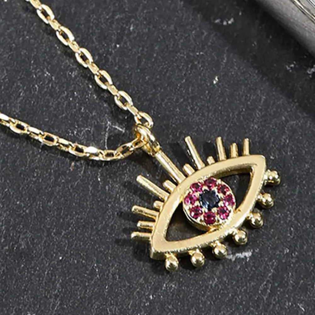 Devil Eye Necklace Sparkling Rhinestone Pendant Allergy Friendly Sparkling Dainty Necklace Jewelry for Dating Party Gift Idea
Devil Eye Necklace Sparkling Rhinestone Pendant Allergy Friendly Sparkling Dainty Necklace Jewelry for Dating Party Gift Idea