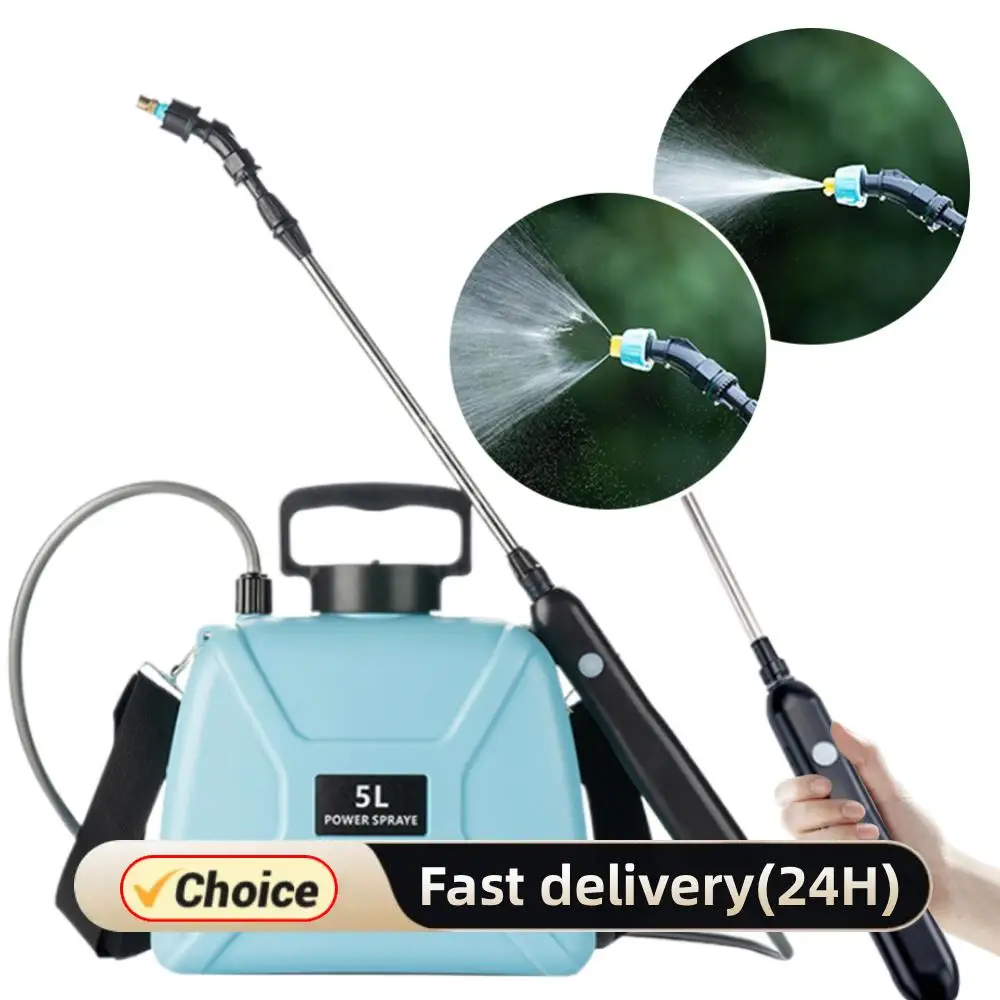 5L Electric Sprayer High Pressure Garden Sprayer Watering Can USB Charging Agricultural Sprayer with Spray Gun Gardening Tool
5L Electric Sprayer High Pressure Garden Sprayer Watering Can USB Charging Agricultural Sprayer with Spray Gun Gardening Tool