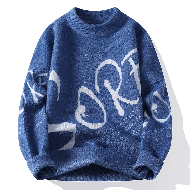 Y2k Harajuku Retro Round Neck Hoodie 2025 Autumn/winter Pattern Knitted Warm Loose Men's Sportswear
Y2k Harajuku Retro Round Neck Hoodie 2025 Autumn/winter Pattern Knitted Warm Loose Men's Sportswear