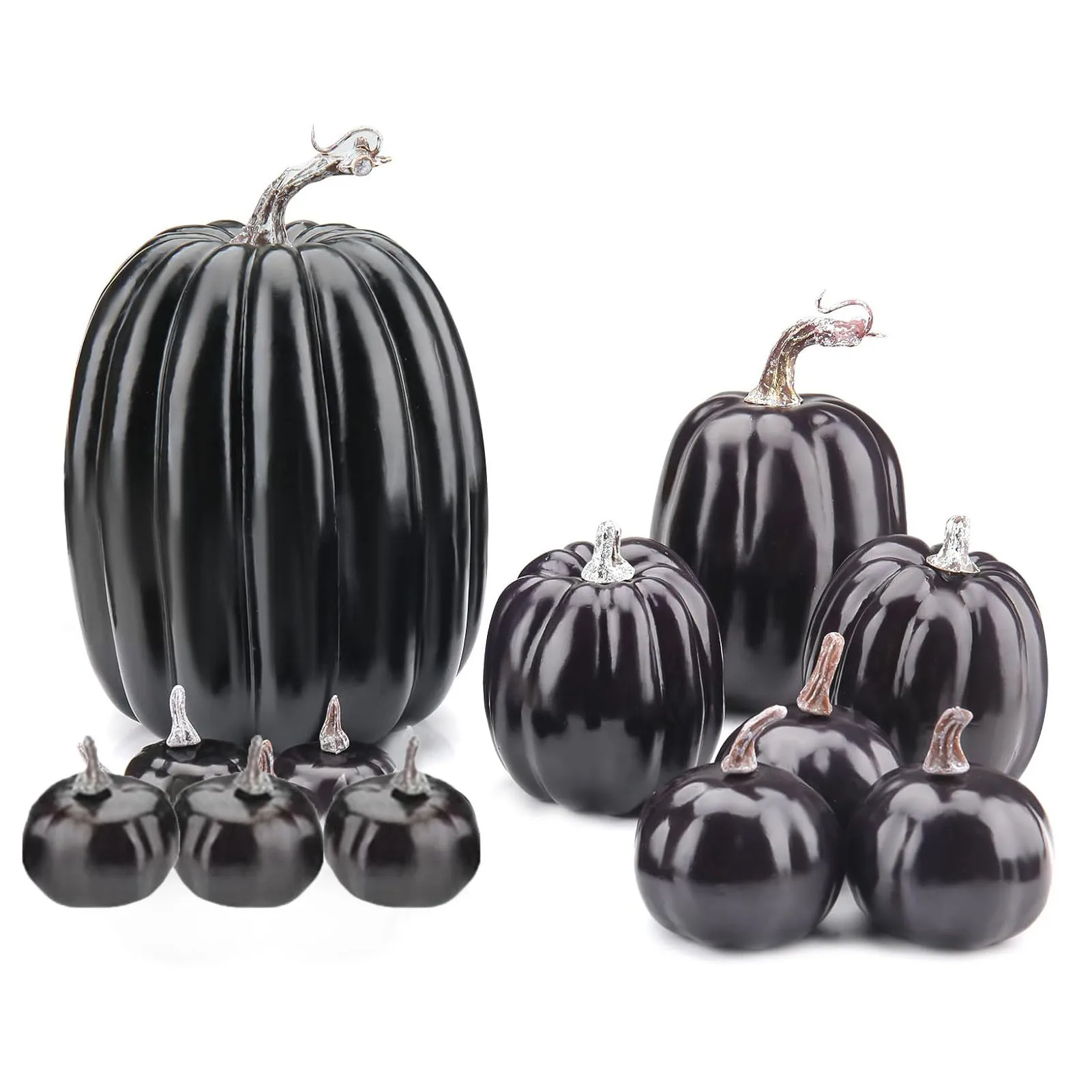 14pcs Artificial Pumpkin Black Foam Creative Lightweight Reusable Decorative Pumpkin for Ornament
14pcs Artificial Pumpkin Black Foam Creative Lightweight Reusable Decorative Pumpkin for Ornament