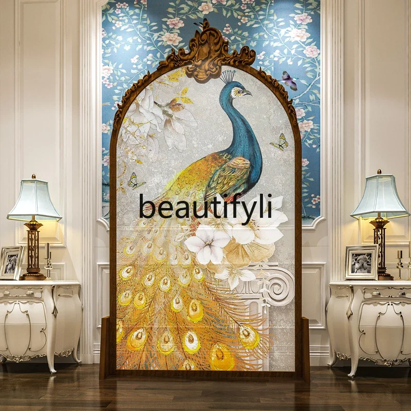 Asmt09luxury solid wood carving flower screen partition living room entrance entrance hotel villa seat screen peacock oil painti
Asmt09luxury solid wood carving flower screen partition living room entrance entrance hotel villa seat screen peacock oil painti