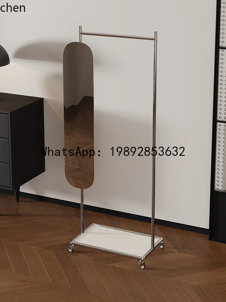 stainless steel mirror coat rack rotating movable creative floor hanger
stainless steel mirror coat rack rotating movable creative floor hanger
