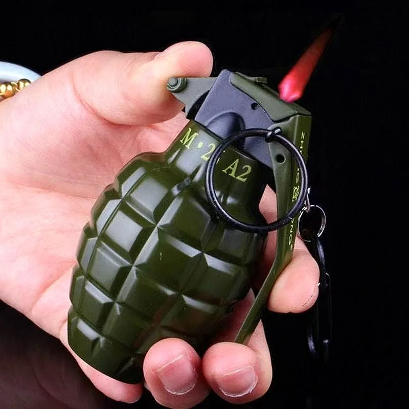 Grenade Model Creative Metal Electronic Windproof Lighter Metal Material Novel Cigarette Lighters & Smoking Accessories Ignifier
Grenade Model Creative Metal Electronic Windproof Lighter Metal Material Novel Cigarette Lighters & Smoking Accessories Ignifier