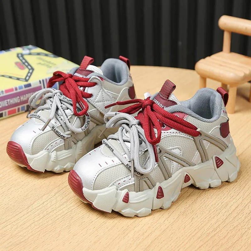 PU Leather Teenager Kid's Sneakers Lightweight Soft-soled Children's Sport Shoes 2025 Trend Fashion Boy's Girl's Running Shoes
PU Leather Teenager Kid's Sneakers Lightweight Soft-soled Children's Sport Shoes 2025 Trend Fashion Boy's Girl's Running Shoes