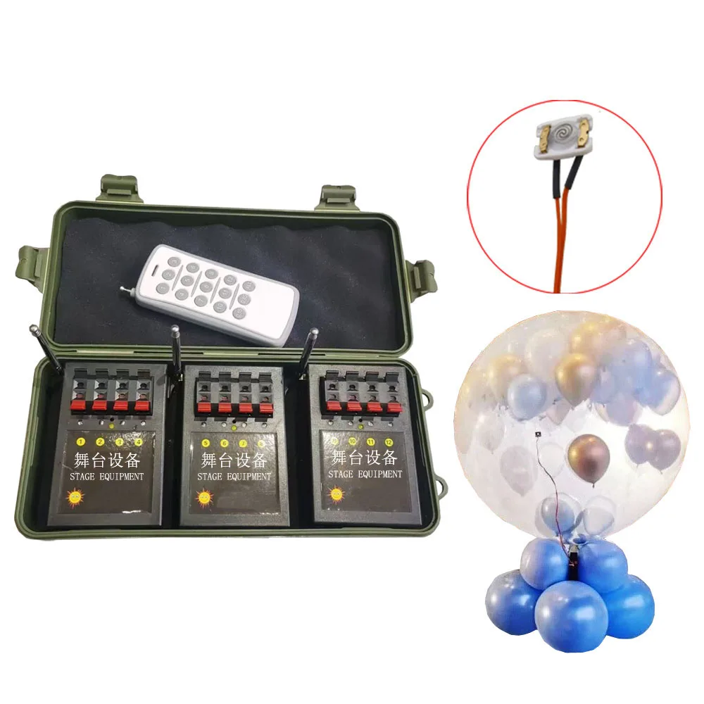 12 Channel Exploding Balloons Kit Suffing Machine with Remote Control Ci9 For Bride Wedding Party Birthday Decoration
12 Channel Exploding Balloons Kit Suffing Machine with Remote Control Ci9 For Bride Wedding Party Birthday Decoration