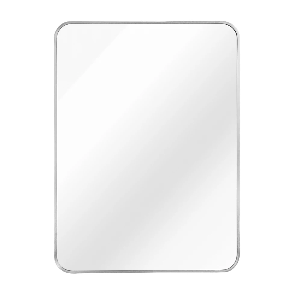 24x36 Inch Silver Metal Framed Rectangular Bathrrom Mirror for Wall
24x36 Inch Silver Metal Framed Rectangular Bathrrom Mirror for Wall