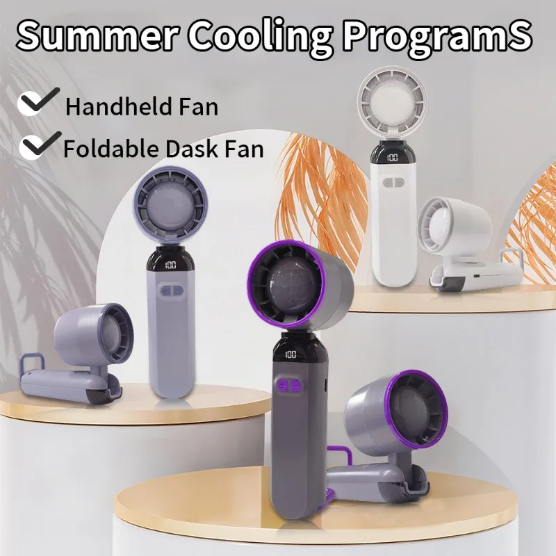 Складной турбовентилятор, портативный небольшой USB-вентилятор с зарядкой и цифровым экраном, подходит для путешествий на открытом воздухе и настольного использования
Складной турбовентилятор, портативный небольшой USB-вентилятор с зарядкой и цифровым экраном, подходит для путешествий на открытом воздухе и настольного использования