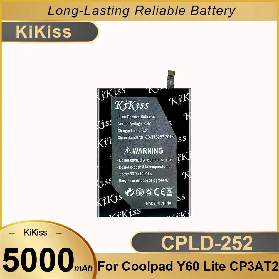 5000Mah Environmentally Friendly Cpld-252 For Coolpad Y60 Lite CP3AT2 Mobile Phone Battery
5000Mah Environmentally Friendly Cpld-252 For Coolpad Y60 Lite CP3AT2 Mobile Phone Battery