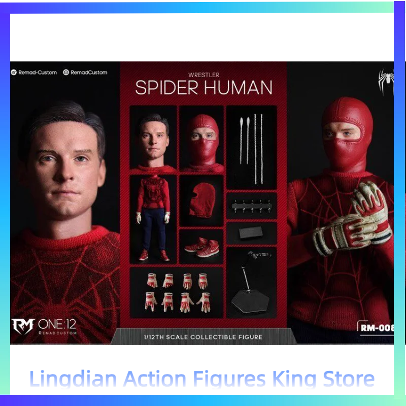 In Stock RemadCustom 1/12 Humanoid Spider Wrestler 6-Inch Commoner RM-008 Model Action Figure Toy Collection Gift
In Stock RemadCustom 1/12 Humanoid Spider Wrestler 6-Inch Commoner RM-008 Model Action Figure Toy Collection Gift