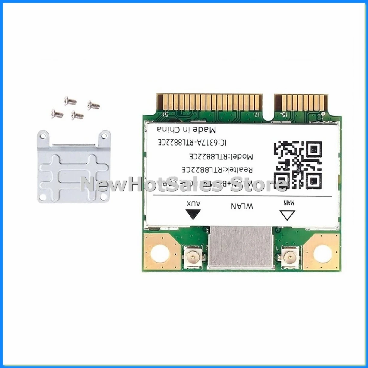 Dual Band Mini Pcie RTL8822CE 1200Mbps WiFi Card Bluetooth 5.1 Wireless Adapter 802.11ac for Laptop/PC Wind 10/11-ABVP
Dual Band Mini Pcie RTL8822CE 1200Mbps WiFi Card Bluetooth 5.1 Wireless Adapter 802.11ac for Laptop/PC Wind 10/11-ABVP