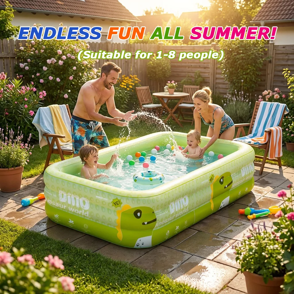 Inflatable Swimming Pool Family 1-8 Persons Large Size Adult Kids Baby Summer Outdoor Indoor Bathtub Water Party Toys Portable
Inflatable Swimming Pool Family 1-8 Persons Large Size Adult Kids Baby Summer Outdoor Indoor Bathtub Water Party Toys Portable