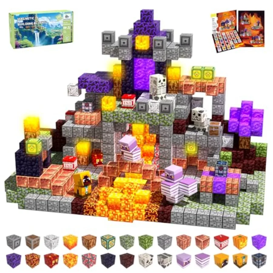 Magnetic Blocks, 100PCS Magnetic Building Blocks Light Up, Stacking Magnets for,Sensory Toy for STEM Constructions Magnet Block
Magnetic Blocks, 100PCS Magnetic Building Blocks Light Up, Stacking Magnets for,Sensory Toy for STEM Constructions Magnet Block