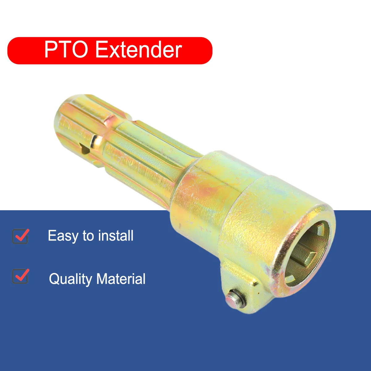 PTO Extender Female 1-3/8 Inch 6 Spline Male 1-3/8 Inch 6 Spline for Up to 70HP Tractor PTO Extender 6 Spline PTO Extender
PTO Extender Female 1-3/8 Inch 6 Spline Male 1-3/8 Inch 6 Spline for Up to 70HP Tractor PTO Extender 6 Spline PTO Extender