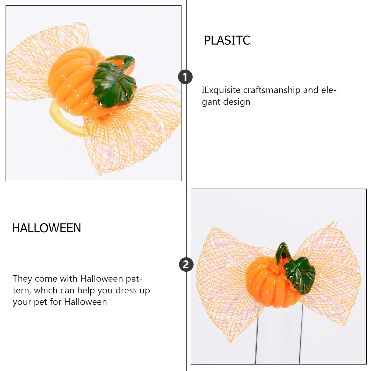 Halloween Dog Bows Pumpkin Butterfly Hair Accessories for Pet Festival Headdress Bright Occasions Dog Hair Bows
Halloween Dog Bows Pumpkin Butterfly Hair Accessories for Pet Festival Headdress Bright Occasions Dog Hair Bows