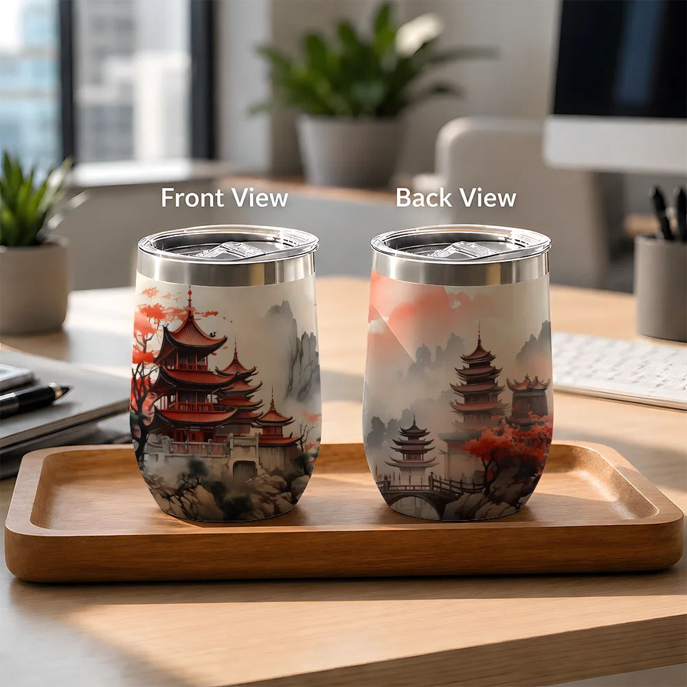 Modern Design Vacuum Flasks 12oz 360ml Stainless Steel Egg Shaped Mug, Double Wall Vacuum Thermal Insulated Cup
Modern Design Vacuum Flasks 12oz 360ml Stainless Steel Egg Shaped Mug, Double Wall Vacuum Thermal Insulated Cup