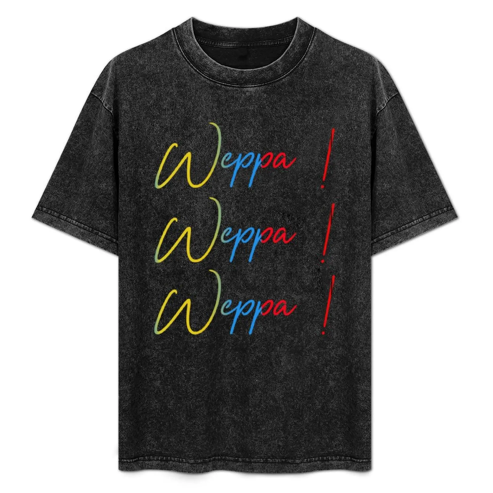 Logo of my fitness activity Weppa with personaje and text color of the flag of Ecuador T-Shirt
Logo of my fitness activity Weppa with personaje and text color of the flag of Ecuador T-Shirt