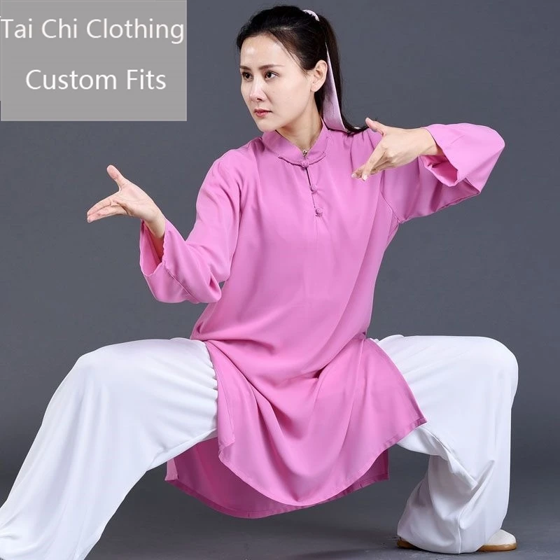 Summer Thin High-End Tai Ji Suit Women's Ice Silk Red Pink New Shadowboxing Exercise Clothing
Summer Thin High-End Tai Ji Suit Women's Ice Silk Red Pink New Shadowboxing Exercise Clothing