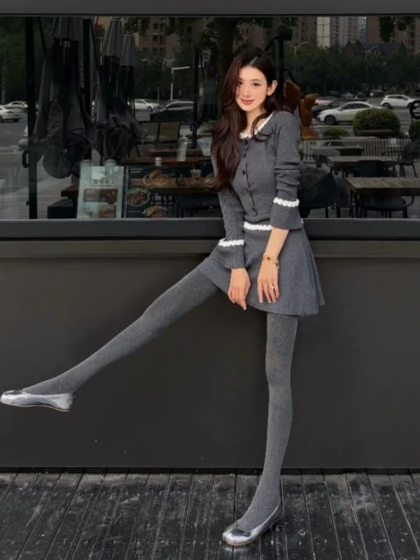 Korean Style Vintage Knitted Top And Skirt Set Petite Women's Fashion Spring New Arrival Comfortable Mid-weight round Neck Bu...
Korean Style Vintage Knitted Top And Skirt Set Petite Women's Fashion Spring New Arrival Comfortable Mid-weight round Neck Bu...