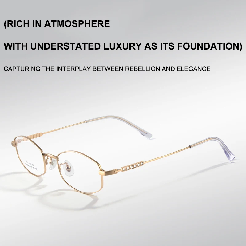 Luxury Diamond-Encrusted Titanium Glasses Frames Polygonal Sunglasses Versatile Eyewear Exquisite Polygonal Eyeglasses
Luxury Diamond-Encrusted Titanium Glasses Frames Polygonal Sunglasses Versatile Eyewear Exquisite Polygonal Eyeglasses