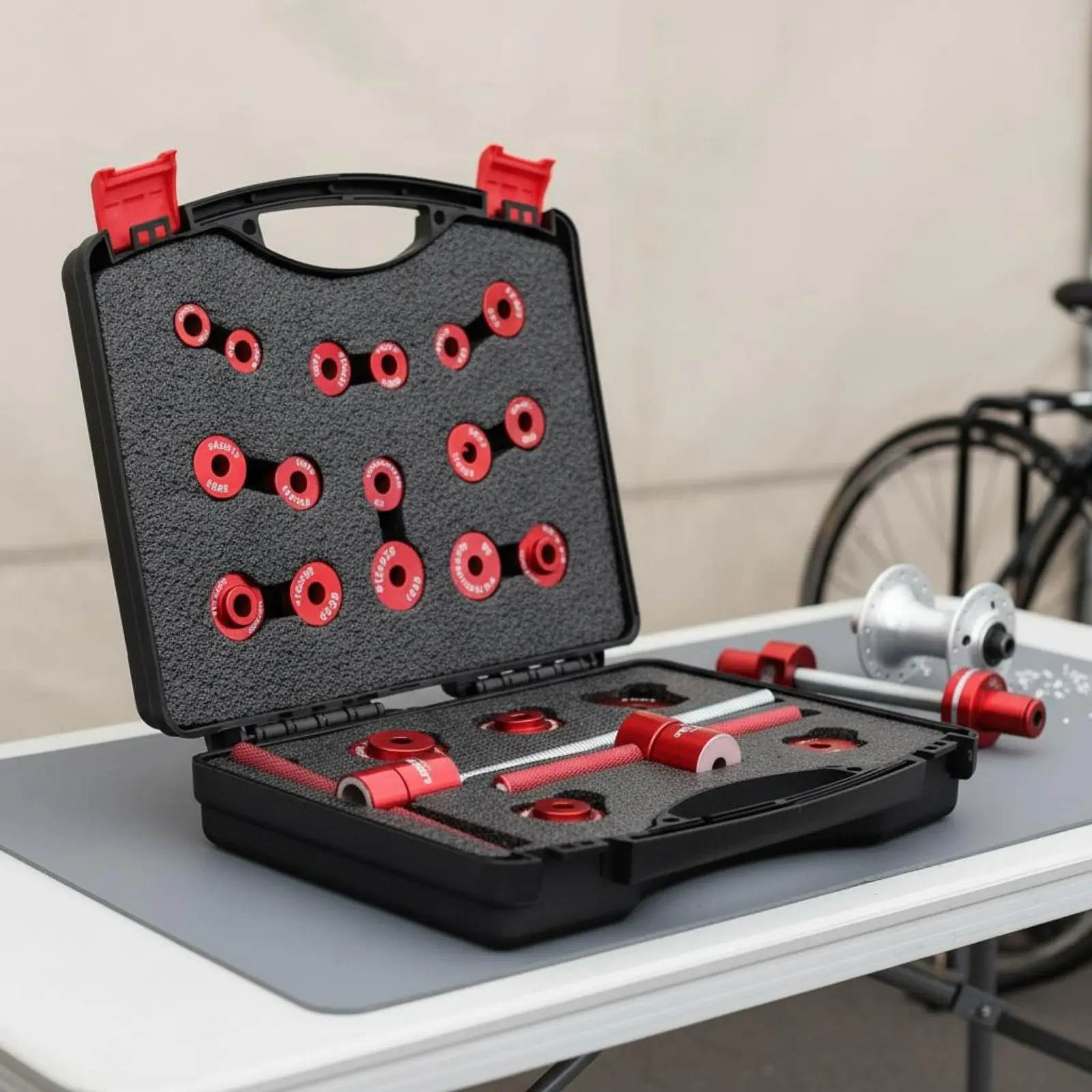 Hub Bearing Press Kit T-Thread Rod Cycle Hub Bearing Press Kit Universal Fit Sturdy Construction for Bike Mechanics, Garage
Hub Bearing Press Kit T-Thread Rod Cycle Hub Bearing Press Kit Universal Fit Sturdy Construction for Bike Mechanics, Garage