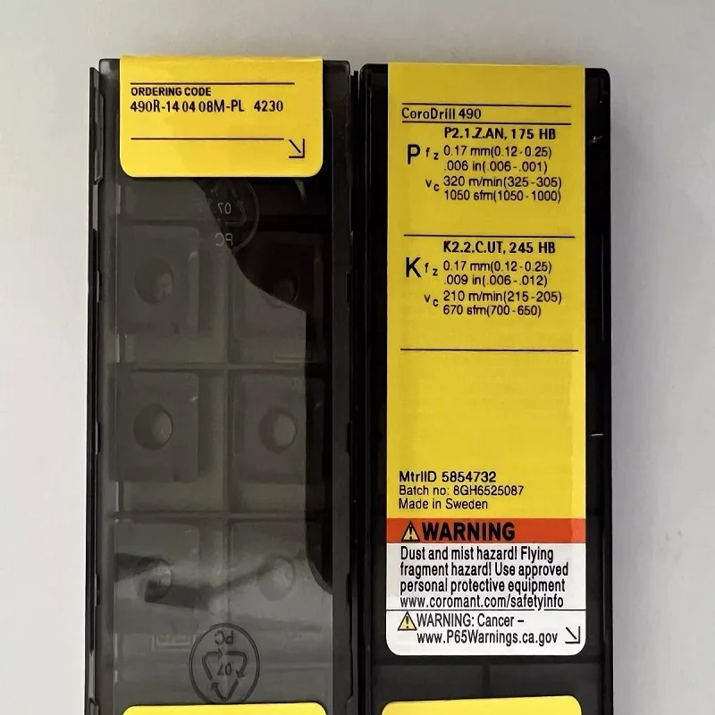 Hard alloy cutting blades 490R-140408M-PL 4230
Hard alloy cutting blades 490R-140408M-PL 4230