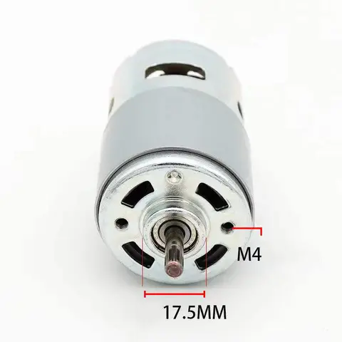 Durable 775/795/895 Motor DC 12V 24V Motor Double Ball Bearing 5000 10000RPM Large Torque High Power Low Noise