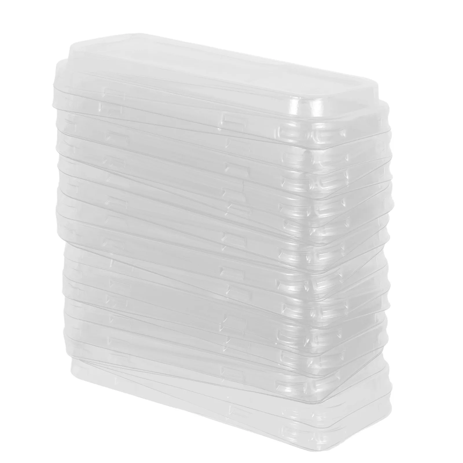 50Pcs Plastic Rectangular Loaf Pan Lids Clear Baking Mold Covers for Medium Loaf Bread Cake Kitchen Bakery 19.5x7.5x2.5cm Tight
50Pcs Plastic Rectangular Loaf Pan Lids Clear Baking Mold Covers for Medium Loaf Bread Cake Kitchen Bakery 19.5x7.5x2.5cm Tight