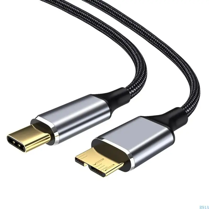 R91A 5 Гбит / с типа C к кабелю зарядки на микробию для жесткого диска и таблеток передачи файла
R91A 5 Гбит / с типа C к кабелю зарядки на микробию для жесткого диска и таблеток передачи файла
