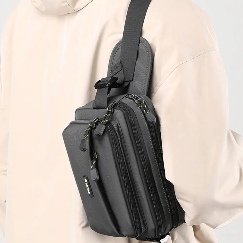 High-capacity Men's Waist Bag Multi-layer Anti-theft Zipper Crossbody Shoulder Bag Lightweigt Oxford Business Chest Bag Hiking
High-capacity Men's Waist Bag Multi-layer Anti-theft Zipper Crossbody Shoulder Bag Lightweigt Oxford Business Chest Bag Hiking