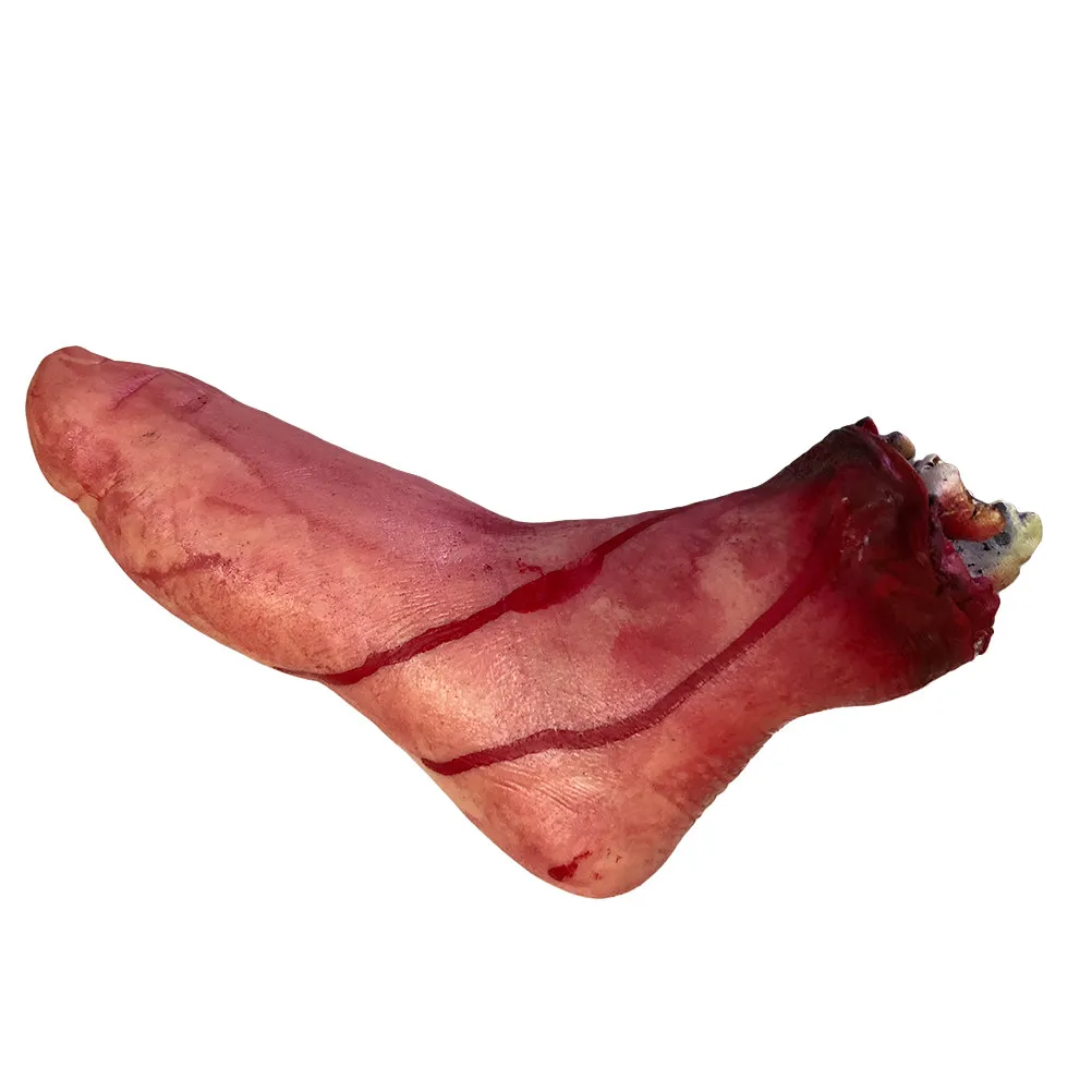 2Pcs Broken Foot Scary Halloween Decoration Realistic Severed Limbs Rubber Blood Effect Party Prop Horror Accessories
2Pcs Broken Foot Scary Halloween Decoration Realistic Severed Limbs Rubber Blood Effect Party Prop Horror Accessories