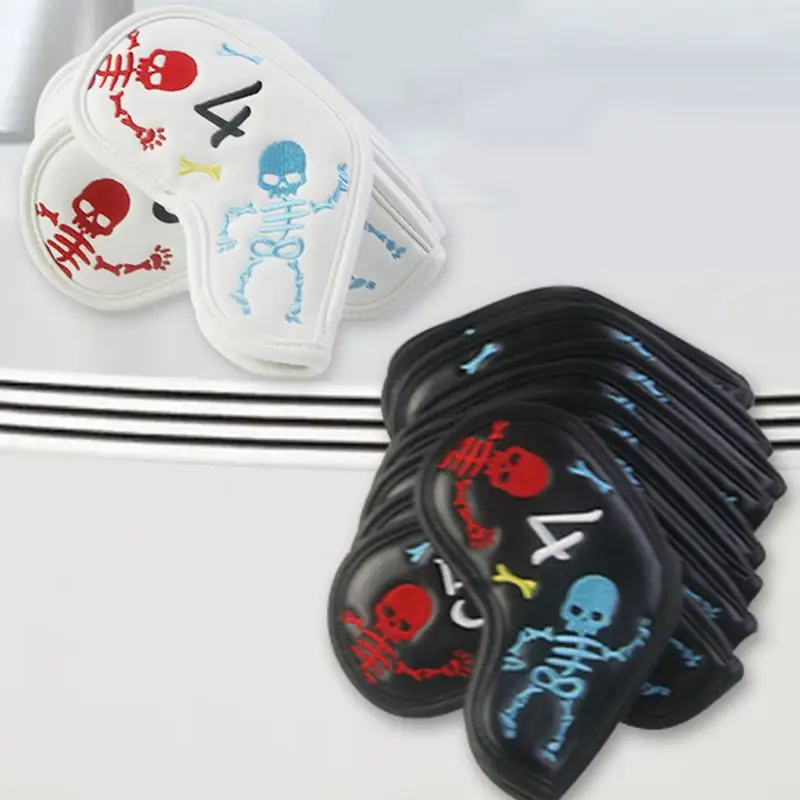 Golf Club Protective Cover Leather Golf Protective Cover Set Skeleton Pattern Golf Head Accessory For Fairway Driver Hybrids
Golf Club Protective Cover Leather Golf Protective Cover Set Skeleton Pattern Golf Head Accessory For Fairway Driver Hybrids