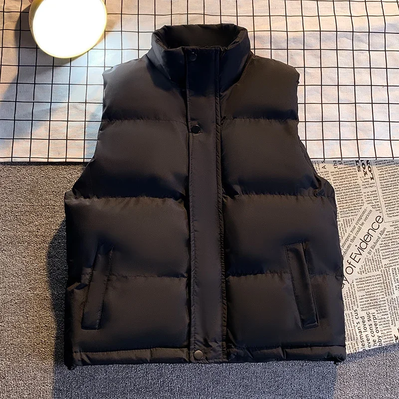 Vest Windproof Casual Sleeveless Vests Coat Winter Brand Waistcoat Men Outerwear Outdoor Cargo Vests Man Stand Collar Waistcoat
Vest Windproof Casual Sleeveless Vests Coat Winter Brand Waistcoat Men Outerwear Outdoor Cargo Vests Man Stand Collar Waistcoat