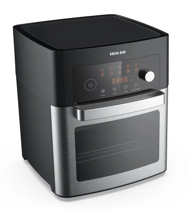 Kerong 15 L Multifunctional Electric Kitchen Appliance Stainless Steel Digital Air Fryer Toaster Oven With Screen
Kerong 15 L Multifunctional Electric Kitchen Appliance Stainless Steel Digital Air Fryer Toaster Oven With Screen