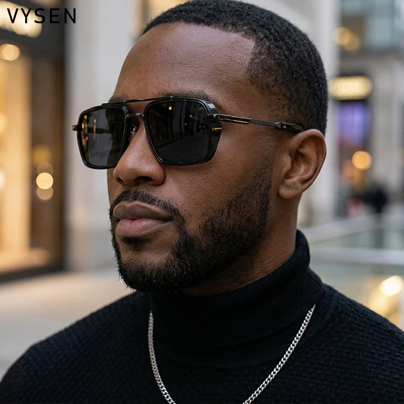 Steampunk Square Sunglasses Men 2026 Luxury Brand Vintage Punk Metal Frame Double Bridge Sun Glasses Male Driving Eyewear Shades
Steampunk Square Sunglasses Men 2026 Luxury Brand Vintage Punk Metal Frame Double Bridge Sun Glasses Male Driving Eyewear Shades